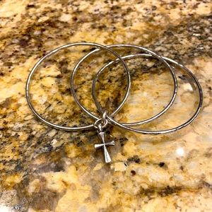 James Avery Bangles with Cross